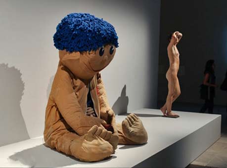 Cindy-Sherman sculpture doll