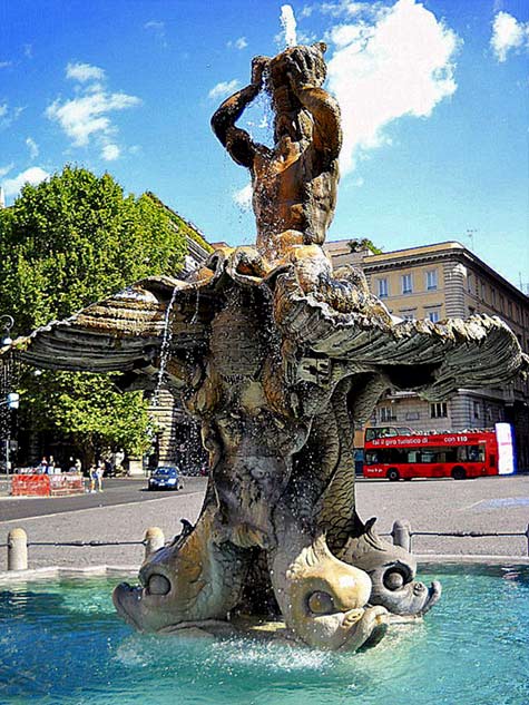 Rome_Fountain_del_Tritone