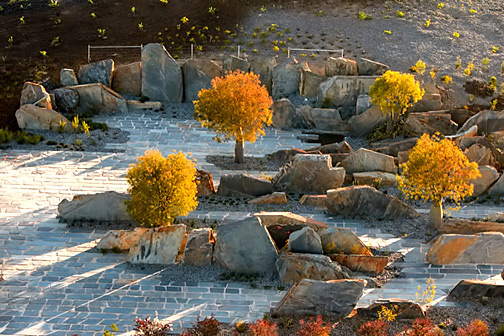 Contemporary landscape garden, Melbourne
