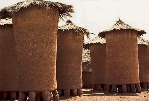 A group of granaries-georges courreges, flickr
