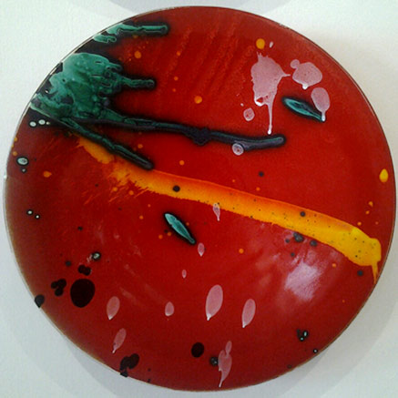 Agapanthus-Johannes-Scott red bowl