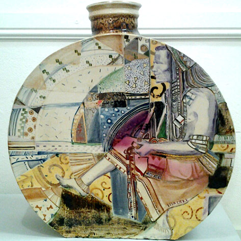 Agapanthus-Lisa-Liebermann round flat faced bottle