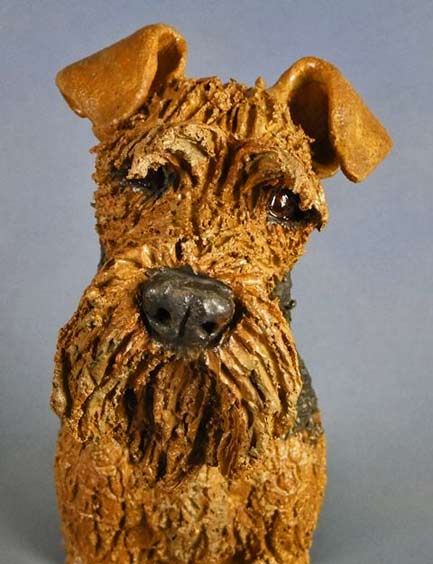 Airdale-dog figure - Joanne-Cooke