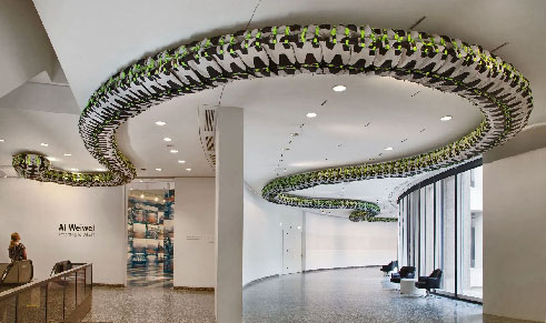 AiWeiWei -- Snake-Ceiling,-2009
