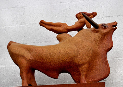 American-Museum-of-Ceramic-Art-terracotta bull