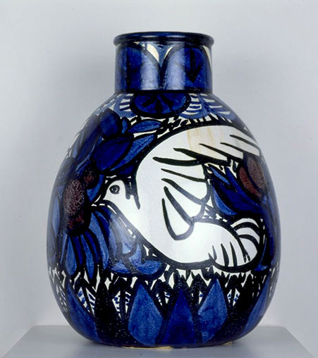 André Metthey (French, 1871-1920) - Painted and glazed ceramic vase decorated by French painter André Derain