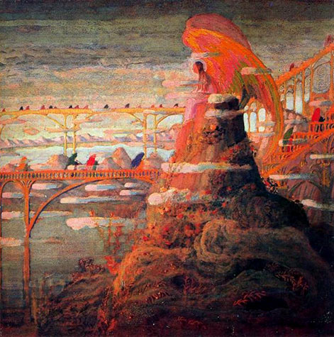 Angel--Angel-prelude---1909---Mikalojus Konstantinas Ciurlionis