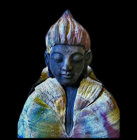 Anita-Feng-thebuddhabuilder ceramic Buddha bust