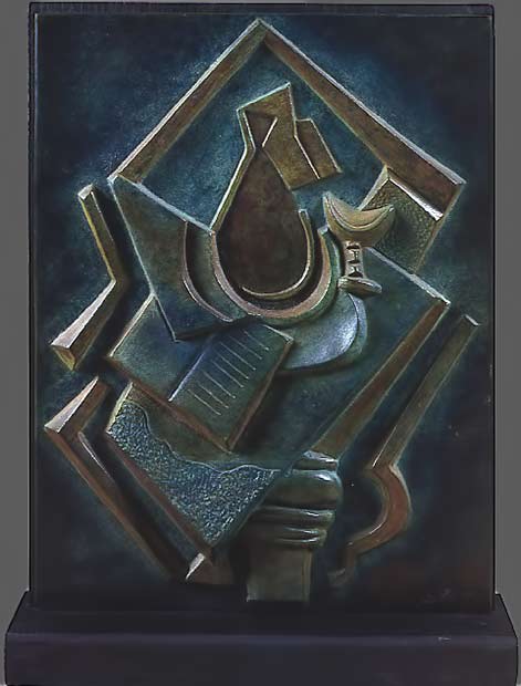 archipenko-nature-morte cubist sculpture