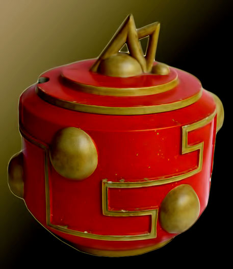 Art Deco Jazz Age lidded vessel - 1920's
