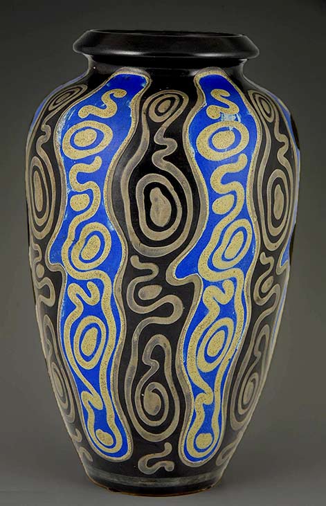 abstract Charels Catteau vase