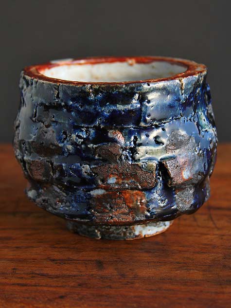 Ashbourne shino tea bowl - Adam Whatley