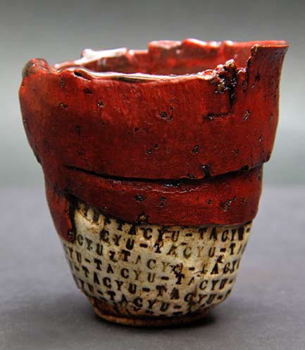 Atsushi-Nakada yunomi cup red glaze