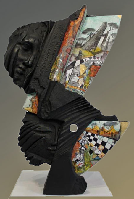 ceramic sculpture by Barocco-Richard Tarone-and-Jacques-Massard