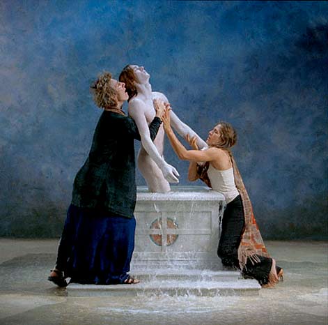 Bill-Viola-Emergence -- Renaissance--Carpaccio