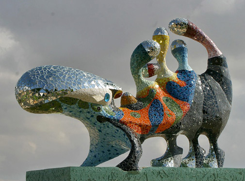 Bio-9---Ashdod,-Israel-Ruslan-Sergeev mosaic public sculpture