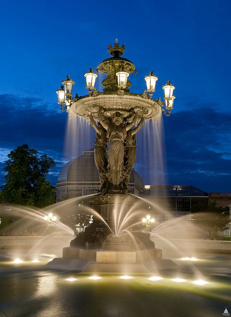 Bartholdi Park fountain Washington DC