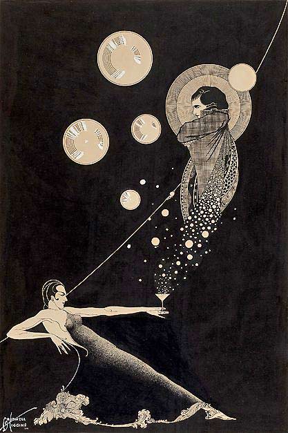 cardwell-higgins-art-deco poster - "A Delightful Page In The Record of My Existence." 