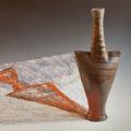 Catherine White pottery bottle