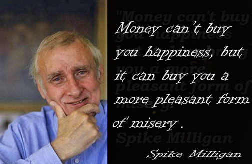Spike Milligan qoute on VeniceClayArtists