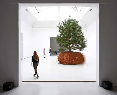 Tree sculpture - Celeste Boursier Mougenot--French-pavilion