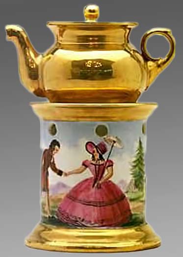 Teapot characters-(2)-of-Belle-Epoque.-Signed--Toulluc-1832.