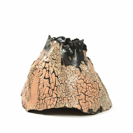 Claude-Champy--ceramic-abstract sculpture