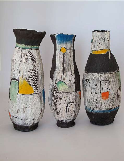 three clementina-vessels