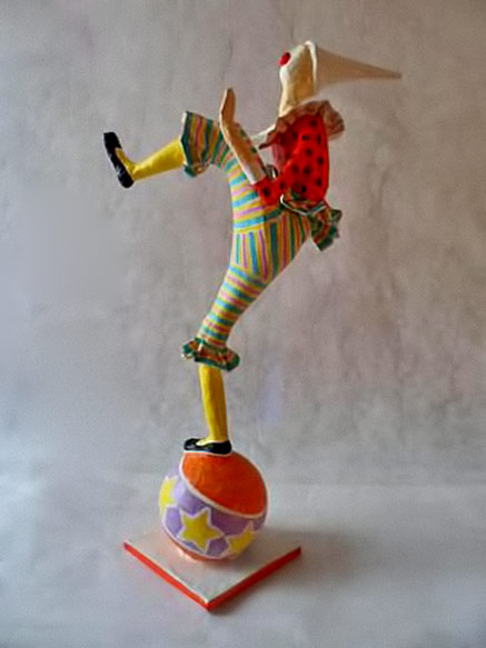 Clown balancing act --- Papel pra toda Obra