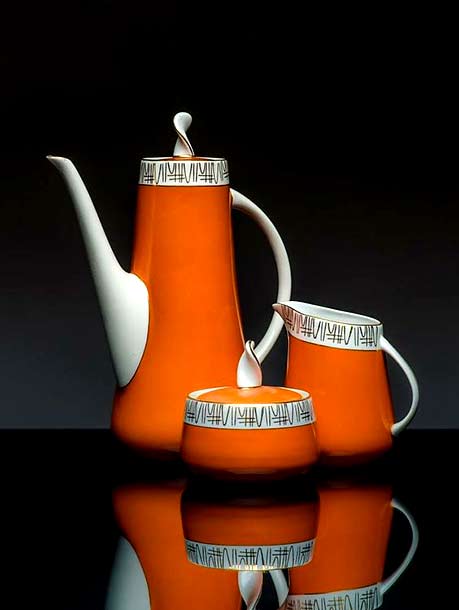 Coffee service 'Prometheus'-(mold design Danuta Duszniak-1959)
