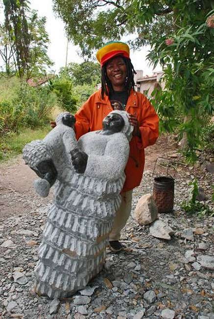 Colleen Madamombe Zimbabwe Shona sculptor