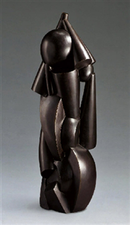 CONES-ET-SPHÈRES-Joseph-Csaky---1919---Christies