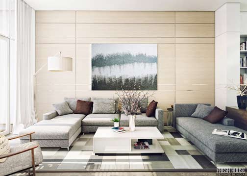 contemporary-living-room-design by NDA