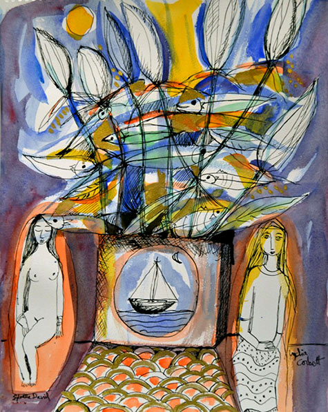 Lydia Corbett watercolour
