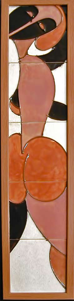 cubist-nude female -panel-strong-harris