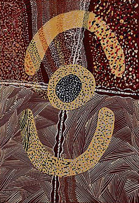 David Corby Tiapaltiarri - painting Women's Dreaming,-1972
