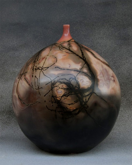 Donve-Branch-horsehair-globular-pot
