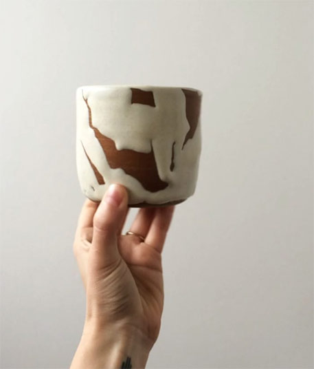 White-slip-ceramic-cup-Nicolette Johnson