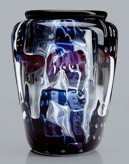 Edvin Öhrström,-ariel vase,-Orrefors-1938