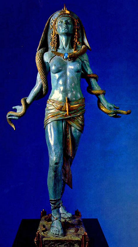Egyptian rocket goddess Audrey Flack