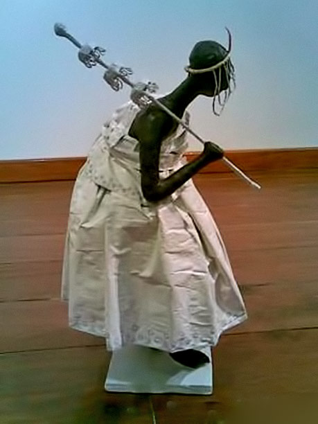 escultura Orixás-Ubiratã-Trindade papier mache sculpture