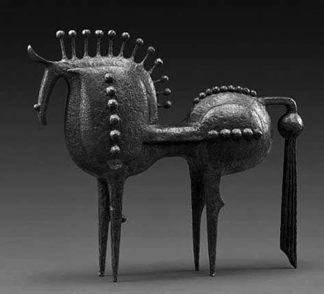 Exercice-de-Style-Han-Meilin bronze horse sculpture