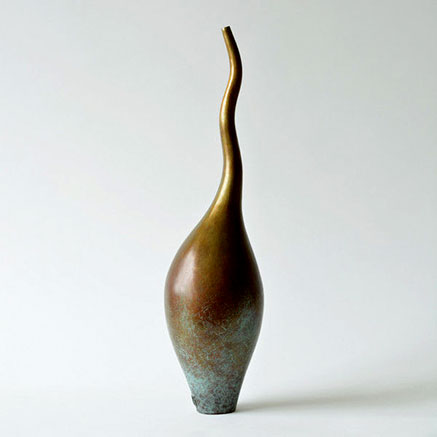 Flame-by-Vivienne Foley vessel with wavy neck