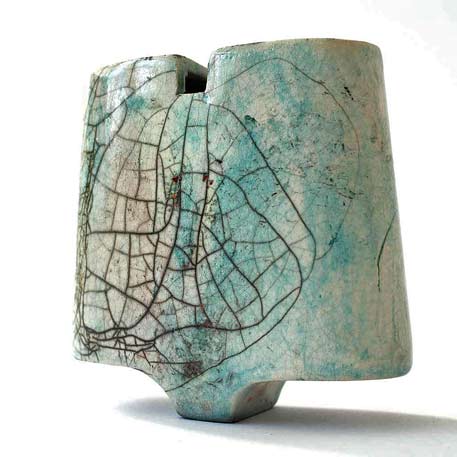 raku sculpture by Florence-Pauliac