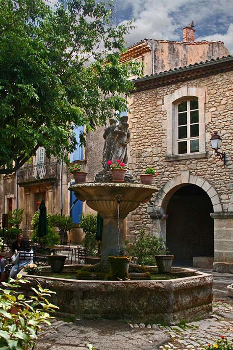 Street fountain in Provence