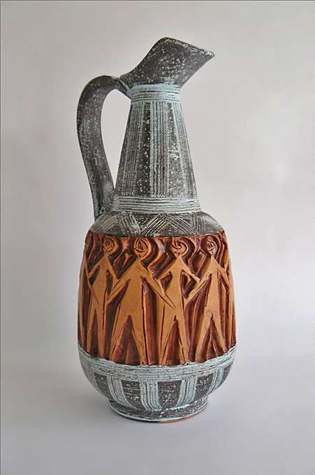 Italian Mid Century ceramic pitcher – Fratelli Fanciullacci