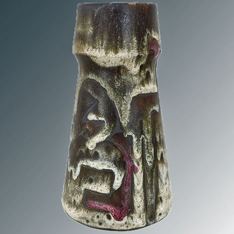 French Ceramic Vase by Marius Besson,-Vallauris
