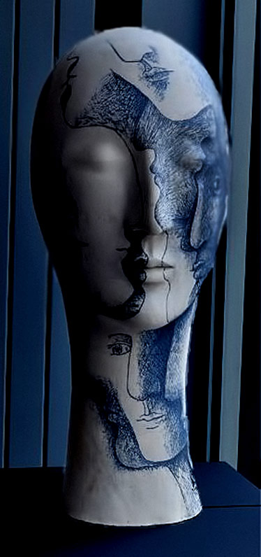 Galerie-accroTerre---Christophe-Betmalle---2014-- French sculpture bust