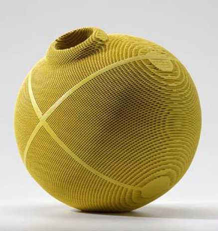 Gregory-Roberts---Lovegrass-III,-2005.-Sculpted-honeycomb-ceramics,-dye,-glaze,-multiple-firings