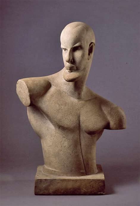 Chana-orlova art deco sculpture bust
